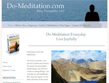 Tablet Screenshot of do-meditation.com